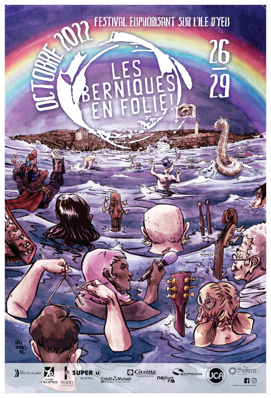 Affiche 2022 Festival Les Berniques en Folie